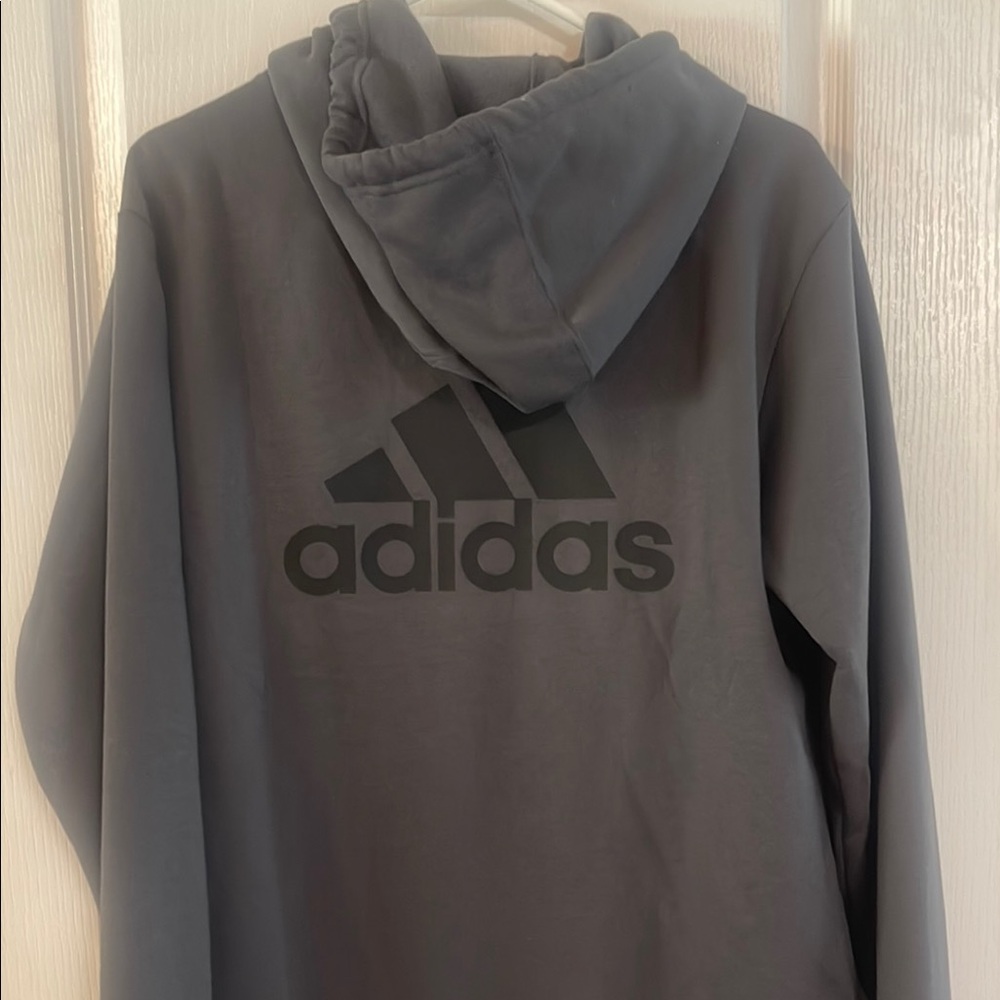 Adidas Charcoal Hoodie, NWT.